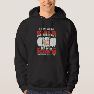Veste À Capuche Chicken Mommy Toujours Fermier Animaux d'élevage P
