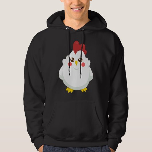 Veste À Capuche chicken pattern (Devant)