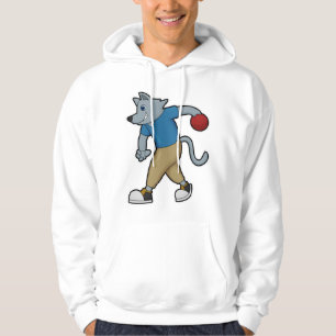 Veste À Capuche Chien à Bowling avec Bowling balle