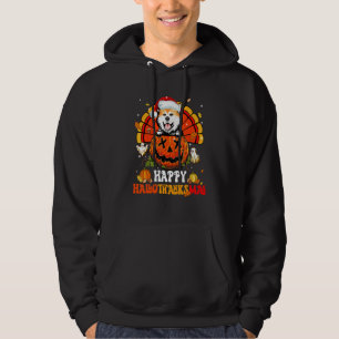 Veste À Capuche Chien Akita Joyeux Hallothanksmas Halloween Action