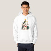 Veste À Capuche Chien Ange Maltais (Devant entier)