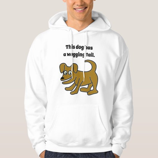 Veste À Capuche Chien avec queue (Devant)