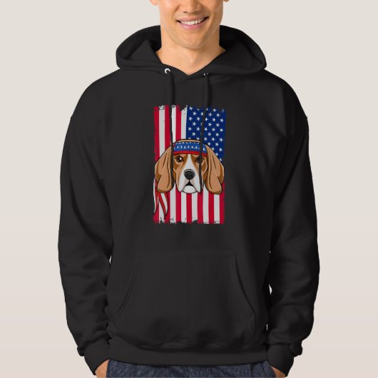 Veste À Capuche Chien Beagle 1 (Devant)