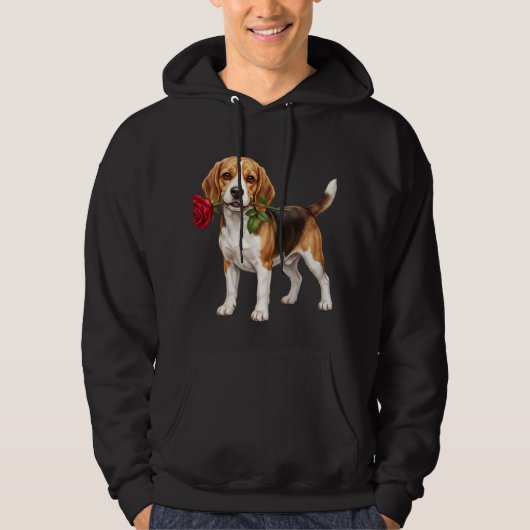 Veste À Capuche Chien Beagle Mignon (Devant)
