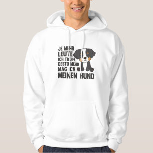 Veste À Capuche Chien Bernese Mountain Dog n'aime pas les gens Chi