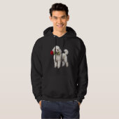 Veste À Capuche Chien Caniche Mignon (Devant entier)