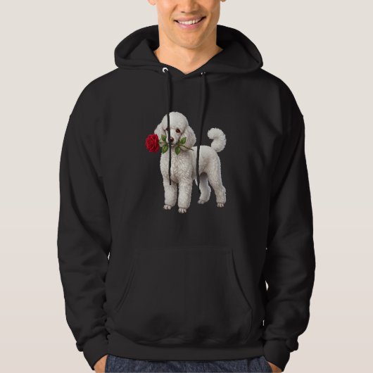 Veste À Capuche Chien Caniche Mignon (Devant)