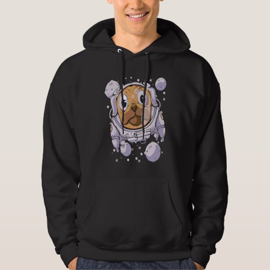 Veste À Capuche Chien Carlin (Devant)