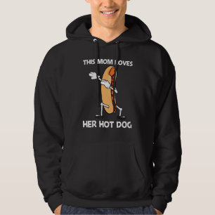Veste À Capuche Chien chaud cool pour maman Mère coupé pain plat