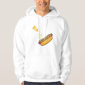 Veste À Capuche Chien Chaud Mignon & Flacon de Moutarde (Devant)