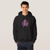 Veste À Capuche Chien Chaud Pieuvre Mignon (Devant entier)