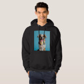 Veste À Capuche Chien Coloré (Devant entier)