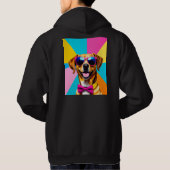 Veste À Capuche Chien Coloré (Dos)