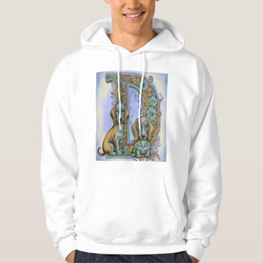 Veste À Capuche Chien D, Alfabet (Devant)