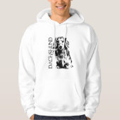 Veste À Capuche Chien Dachshund (Devant)