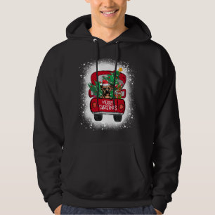 Veste À Capuche Chien de boîte mignon Camion rouge Joyeux Noël Ble