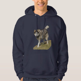 Veste À Capuche Chien de chien de traîneau sibérien