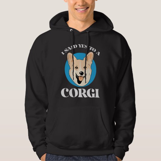 Veste À Capuche Chien de Corgi essentiel (Devant)