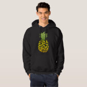 Veste À Capuche Chien de Dachshund à l'ananas (Devant entier)