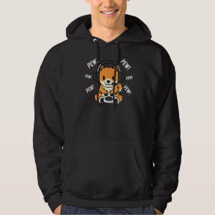 Veste À Capuche Chien de jeu de Gamer Pomeranian
