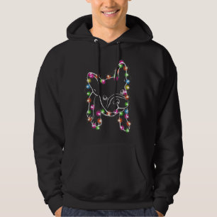 Veste À Capuche Chien de Noël Lumière Drôle Chien Amant Xma