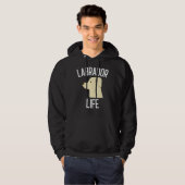 Veste À Capuche Chien de vie Labrador (Devant entier)