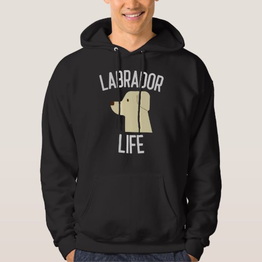 Veste À Capuche Chien de vie Labrador (Devant)