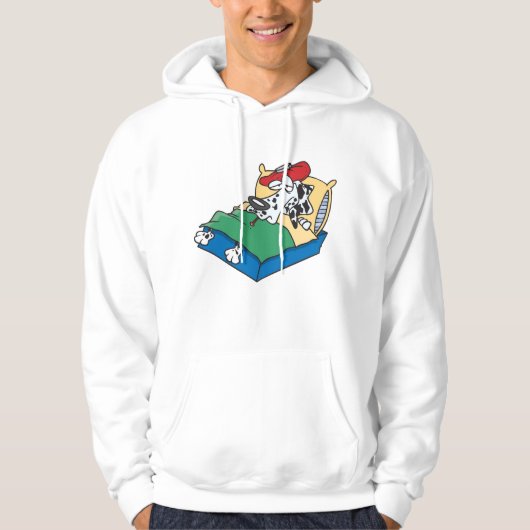 Veste À Capuche Chien Malade Dans Le Lit (Devant)