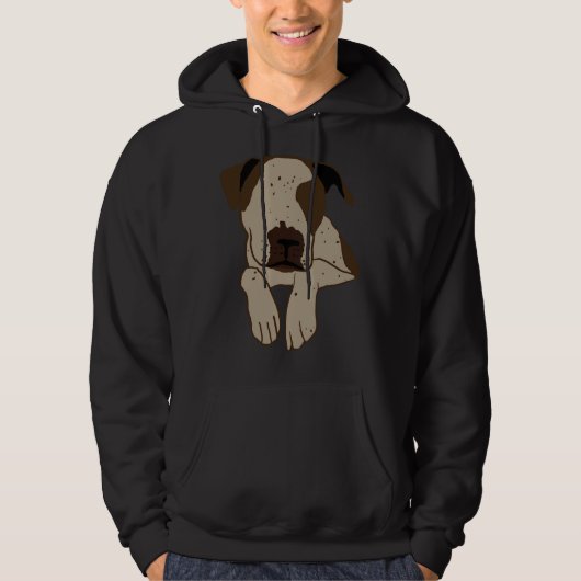 Veste À Capuche Chien Pitbull 27 (Devant)