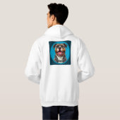 Veste À Capuche Chien Pitbull Cool (Dos entier)