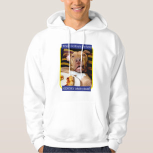 Veste À Capuche Chien plein de pizza