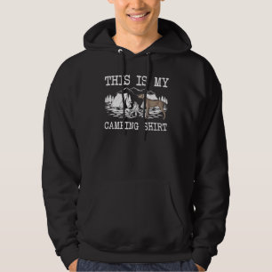 Veste À Capuche Chien Pointeur De Feu De Campagne Voici Mon Campin