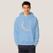 Veste À Capuche chien qui regarde les étoiles (Devant entier)