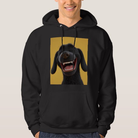 Veste À Capuche chien qui rit (Devant)