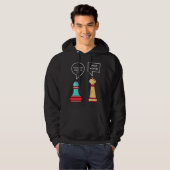 Veste À Capuche Chiffres amusants des échecs (Devant entier)