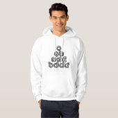 Veste À Capuche Chiffres thaïlandais Pyramide ♦ Script en thaï ♦ (Devant entier)