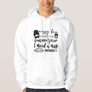Veste À Capuche Chignon décoiffé course au café gangster rap j'ai