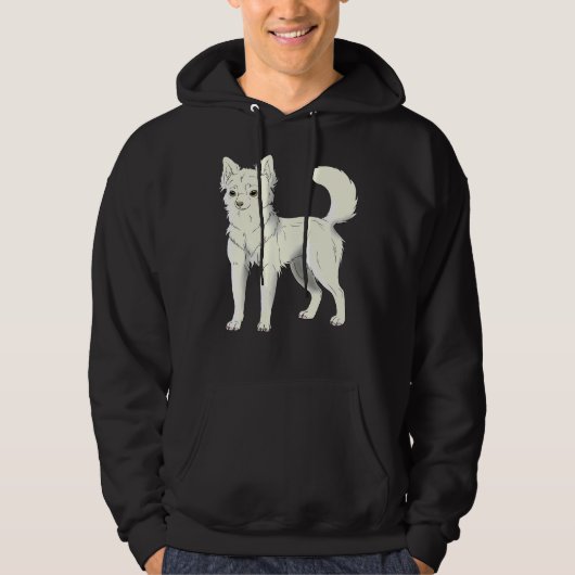 Veste À Capuche Chihuahua Lh White (Devant)