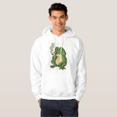 Veste À Capuche Chill Smoking Frog Hoodie (Devant entier)
