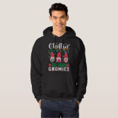 Veste À Capuche Chillin avec ma 3e année Gnomes Noël léger (Devant entier)