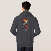 Veste À Capuche Chills and Thrills Halloween Werewolf Skateboard T (Dos entier)