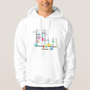 Veste À Capuche Chimie en tube à essai Laboratoire de sciences drô