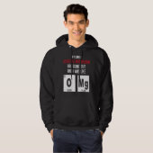 Veste À Capuche Chimie Nerd D'Oxygène Et De Magnésium (Devant entier)