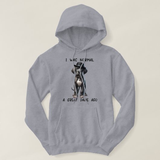Veste À Capuche Chiots Danois drôle (Design devant)