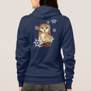 Veste À Capuche Chirère Chouette Chouette Chouette Cute Saw Snowfl