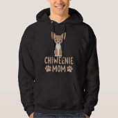 Veste À Capuche Chiweenie Mom (Devant)