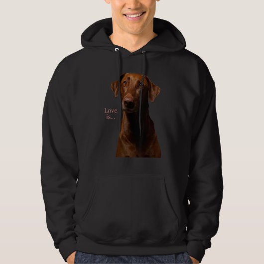 Veste À Capuche Chocolat Labrador Retriever Lab Teg Chien Maman Pa (Devant)