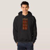 Veste À Capuche Chocolat Sixpack Choco Sucré (Devant entier)