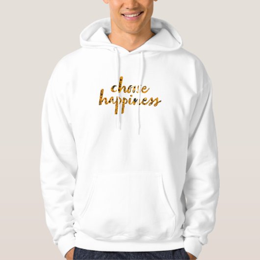Veste À Capuche Choisir le bonheur #8 (Devant)