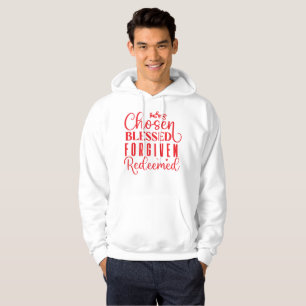 Veste À Capuche Choisis Bénis Pardonnés Rachetés Foi